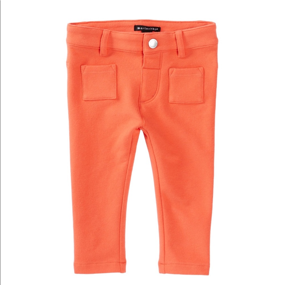 Marimekko Vibrant Orange Kids Leggings